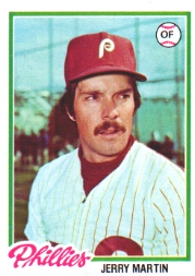 1978 Topps Baseball Cards      222     Jerry Martin
